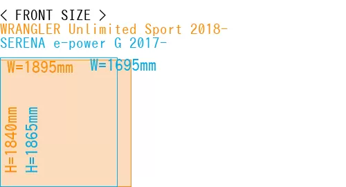 #WRANGLER Unlimited Sport 2018- + SERENA e-power G 2017-